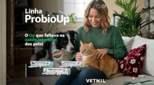 Vetnil® apresenta a linha ProbioUp® e amplia cuidado com a saúde intestinal de cães e gatos